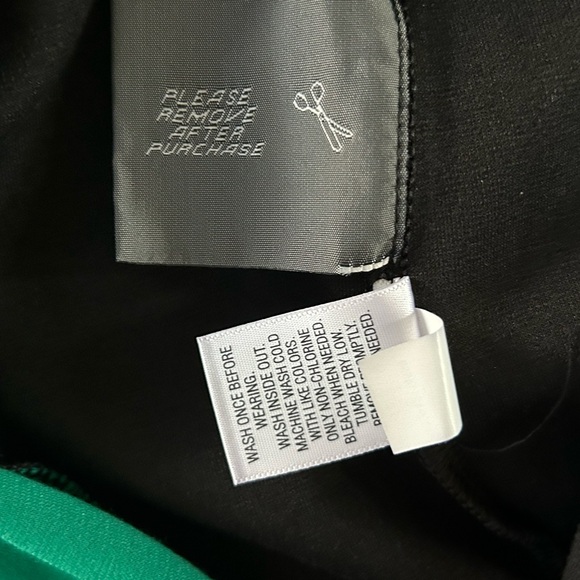 NWT Dana Buchman color block dress in green and black size 12 - Picture 8 of 9